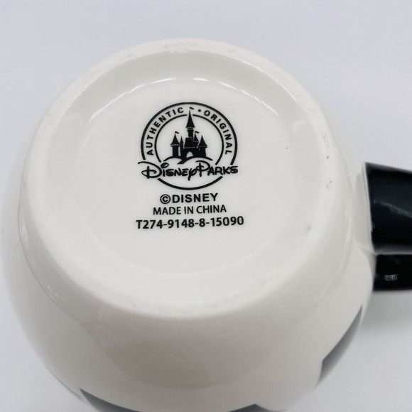 Disney Parks Minnie Mouse Large Coffee Mug Tea Cup Purple White Black 20 Oz - Picture 5 of 6